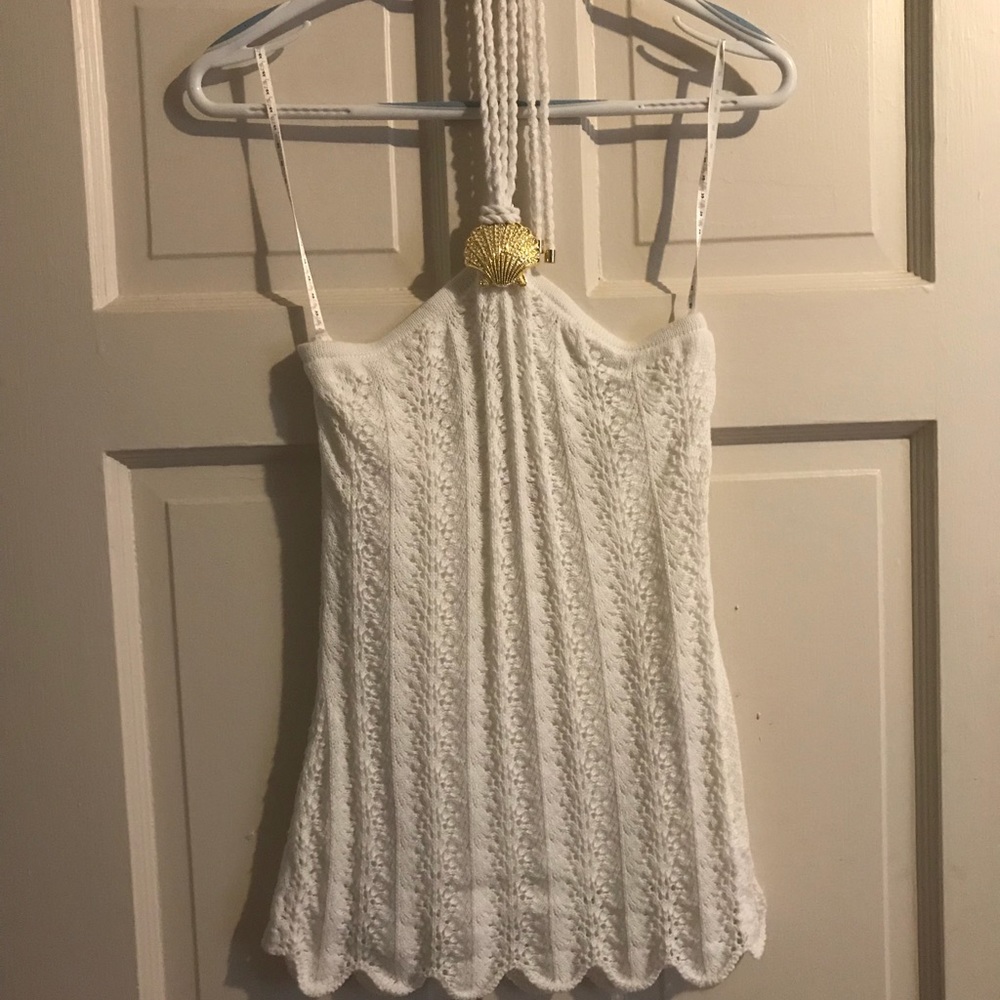 Lilly Pulitzer Halter Neck Sweater Top size Medium